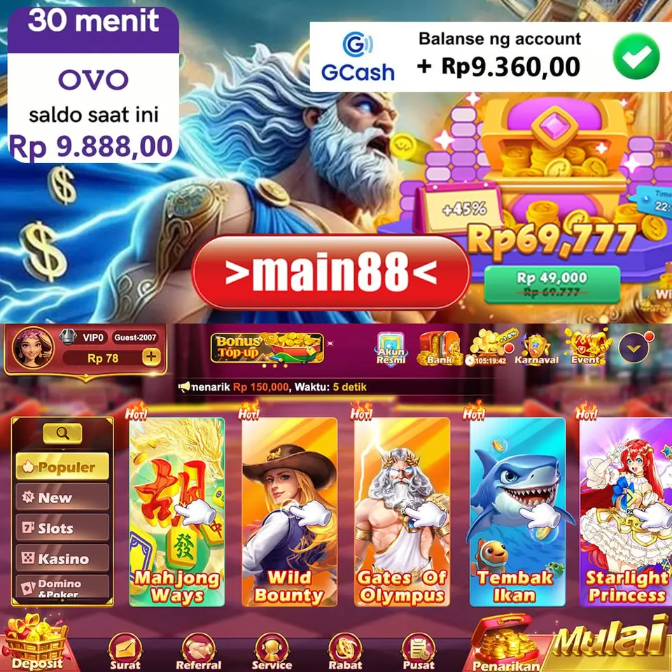 main88 Tangkapan Layar - Resmi